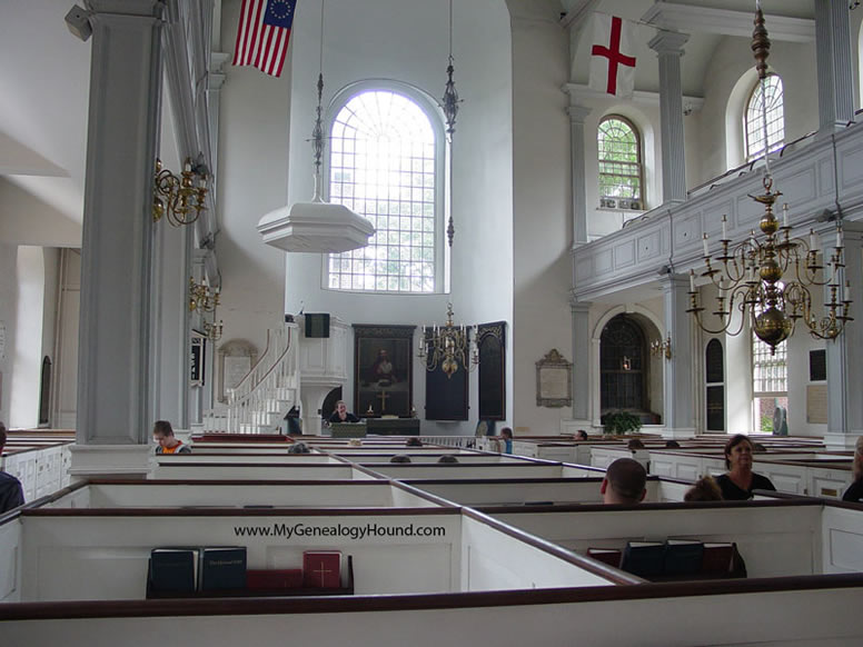 Boston, Massachusetts, Christ Church, Old North Church, interior, 2009 photo
