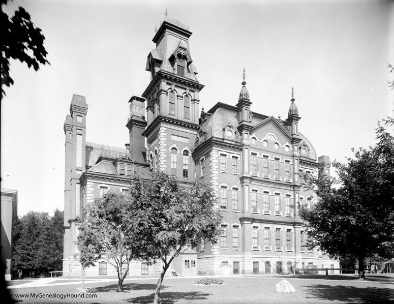 Lansing, Michigan, High School, 1905-1910, historic photo
