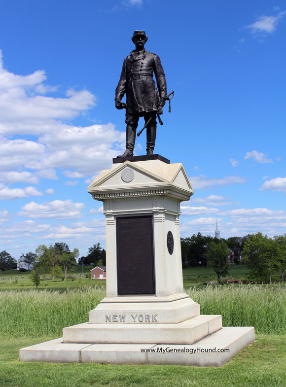 General Abner Doubleday, Civil War Battlefield Monument, Gettysburg, Pennsylvania, photo