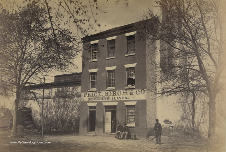 Alexandria, Virginia, Price and Birch, Franklin and Armfield, Slave Pen, historic photo, exterior photo one