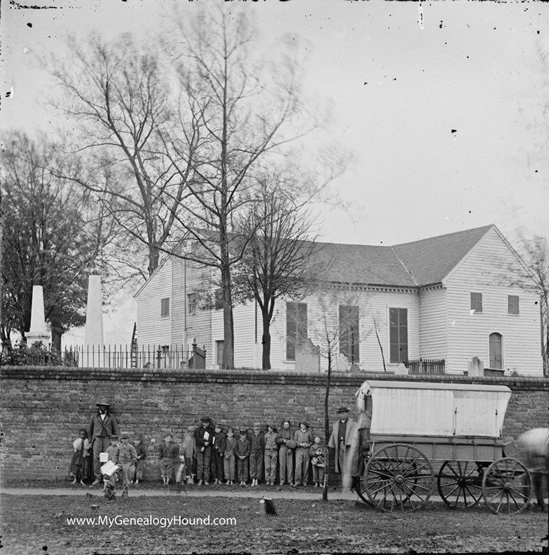 St. John's Church, Richmond, Virginia, Patrick Henry, historic photo, 1865