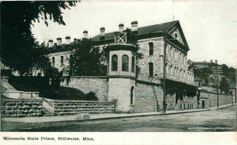 Stillwater, Minnesota, Minnesota State Prison, vintage postcard photo, front view
